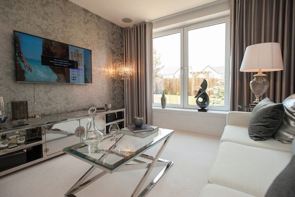 White uPVC double tilt and turn windows made by Scotia Windows & Doors