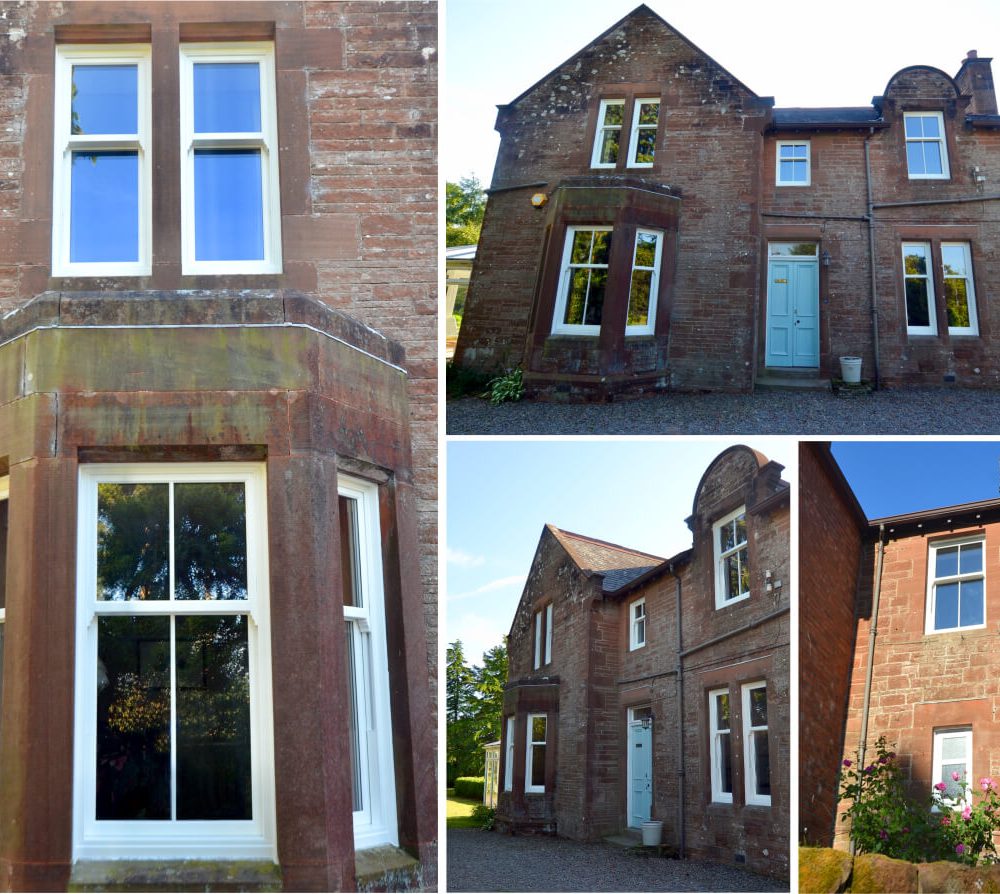 Dumfries customer replacement vertical sash windows