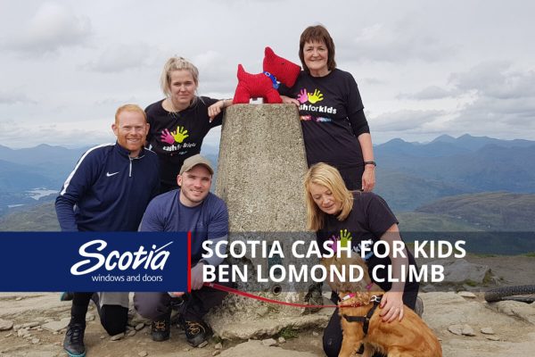 Scotia staff climb Ben Lomond to raise £1695 for Cash for Kids 5