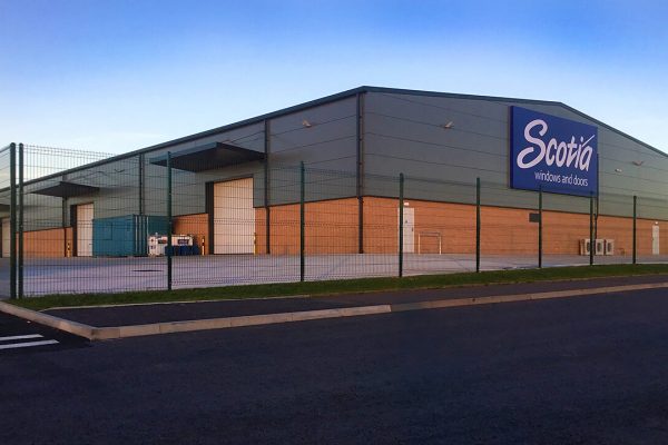 Scotia Windows And Doors - Factory Side Shot Sunset