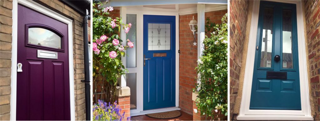 Stylish secure entrance doors available in a great choice of colours 7