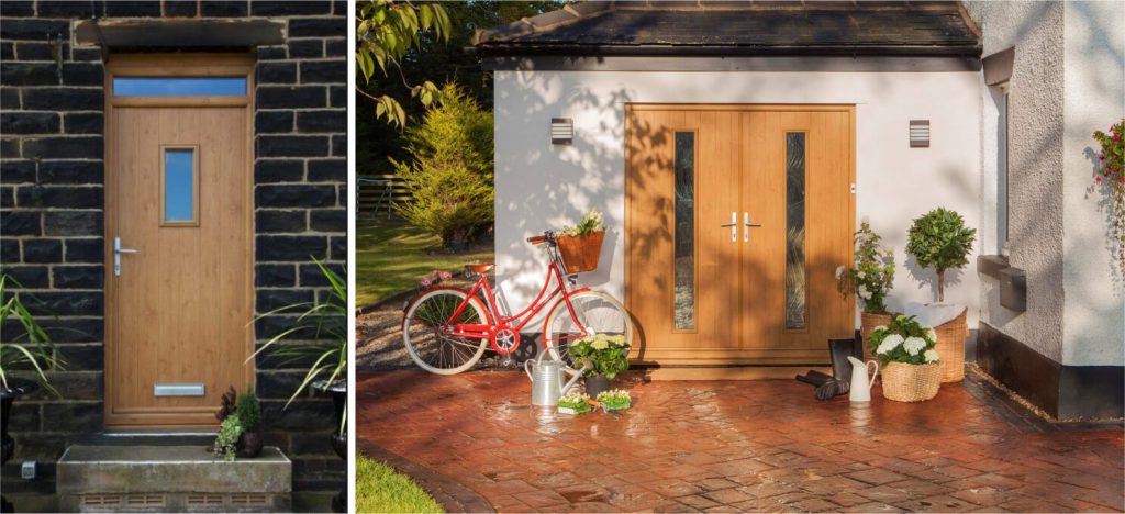 Stylish secure entrance doors available in a great choice of colours 5