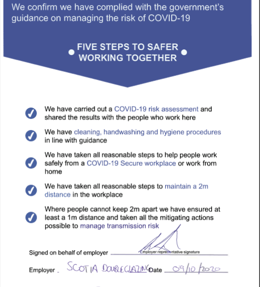 Staying COVID-19 Secure in 2020 1